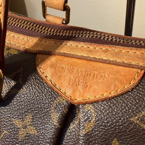 Auth LOUIS VUITTON Palermo PM Monogram Hand Shoulder Bag Vachetta Leather - Picture 3 of 16